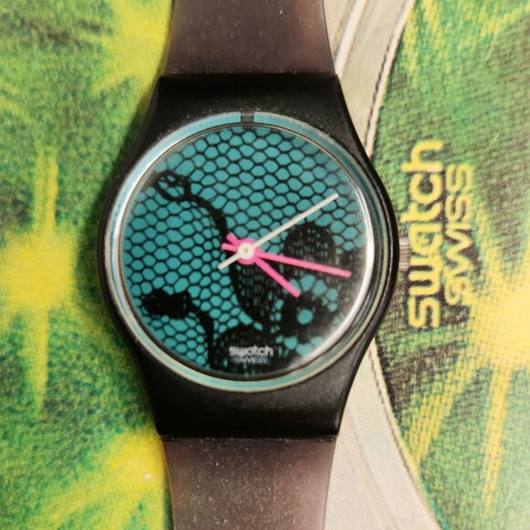 Swatch Watch VELVET UNDERGROUND LB108 1985 Standard Ladies New Old Stock